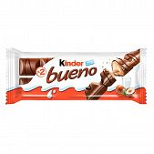 Батончик шоколаднsй Kinder Bueno с молочно-ореховой начинкой 43г