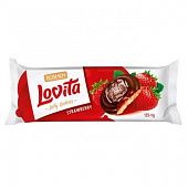 Печенье Roshen Lovita сдобное с желейной начинкой со вкусом клубники 135г