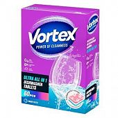 Таблетки для посудомоечной машины Vortex All in 1 60шт