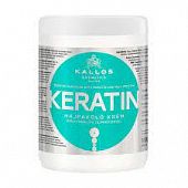 Маска Kallos KJMN Keratin Восстанавливающая с кератином и протеинами молока 1л