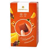 Конфеты Sunfill Шоколадно-апельсиновые без сахара и глютена 150г