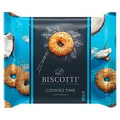 Печенье Biscotti Cookies Time с кокосом 160г