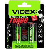 Батарейки Videx Alkaline Turbo AA LR6 1.5V