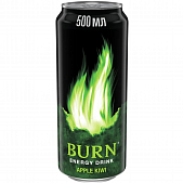Напиток энергетический Burn Яблоко и киви 0,5л