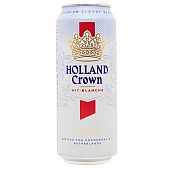 Пиво Holland Crown Wit Blanche светлое нефильтрованное 5% 0,5л