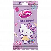 Салфетки влажные Smile Hello Kitty 15шт