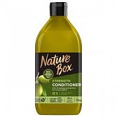 Бальзам Nature Box для укрепления длинных волос и противодействия ломкости с оливковым маслом холодного отжима 385мл