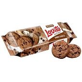 Печенье Roshen Lovita с какао и кусочками шоколадной глазури 150г