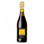 Вино игристое Borghesia Lambrusco dell`Emilia Rosso IGT красное полусладкое 8% 0,75л