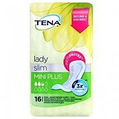 Прокладки урологические Tena Lady Slim Mini Plus женские 16шт