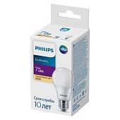 Лампа Philips Ecohome LED Bulb светодиодная 7W 500lm E27 830 RCA