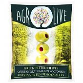 Оливки Agrolive зеленые без косточки 170г
