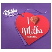 Конфеты Milka шоколадные с ореховой начинкой 110г