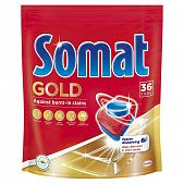 Таблетки для посудомоечной машины Somat Gold 36шт
