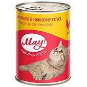 Корм для котов Мяу! Курица в нежном соусе 415г