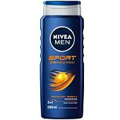 Гель для душа Nivea Men Sport 3в1 для тела, лица и волос 500мл