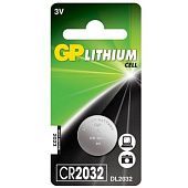 Батарейка GP CR2032-U Lith 1шт