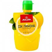 Сок лимонный Akura концентрированный 220мл