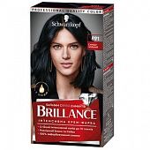 Интенсивная крем-краска для волос Brillance 891 Иссиня-черный 160мл
