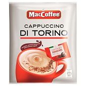 Напиток кофейный MacCoffe Cappuccino Di Torino растворимый с шоколадом 25г