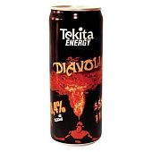 Напиток слабоалкогольный Tekita Energy Diavoli энергетический 8,4% 0,33л