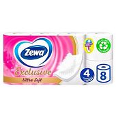 Туалетная бумага Zewa Exclusive Ultra Soft четырехслойная 8шт