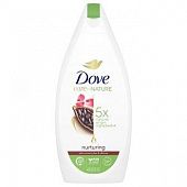 Крем-гель для душу Dove Nature з какао маслом і гібіскусом 400мл