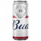 Пиво Bud светлое 4,8% 0,5л