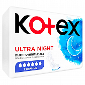 Прокладки гигиенические Кotex Ultra Night 7шт