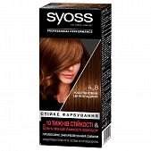Крем-краска для волос SYOSS с технологией Salonplex 4-8 каштановый шоколадный