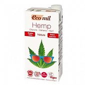 Растительное молоко Ecomil из конопли без сахара органическое 1л