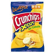 Чипсы Crunchips X-Cut со вкусом сыр-лук 140г