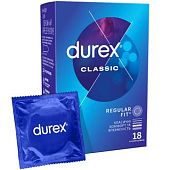 Презервативы Durex Classic латексные с силиконовой смазкой 18шт