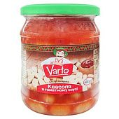 Фасоль Varto в томатном соусе стерилизованная 500г