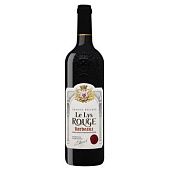 Вино Le Lys Rouge Bordeaux красное сухое 13,5% 0,75л