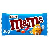 Драже M&M's с рисовыми шариками в молочном шоколаде 36г