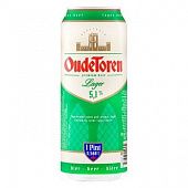 Пиво OudeToren Lager светлое 5,1% 0,568л