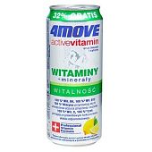 Напиток негазированный 4Move Active Лайм-лимон с добавлением витаминов 0,33л