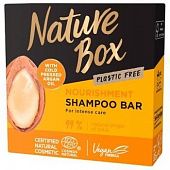 Твердый шампунь Nature Box для питания волос с аргановым маслом холодного отжима 85г