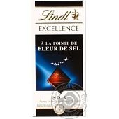 Шоколад черный Lindt Excellence с морскою солью 100г