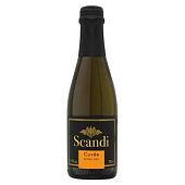 Вино игристое Scandi Cuvee белое экстрасухое 10,5% 200мл