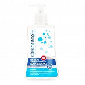 Гель-мыло Cleanness+ Aqua Balance с бактерицидным эффектом и экстрактом алоэ 310г