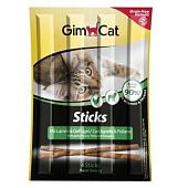 Палочки GimCat с ягненком и птицей для кошек 4шт 20г