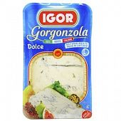 Сыр Igor горгонзола дольче мягкий с голубой плесенью 48% 150г