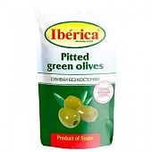 Оливки Iberica зеленые без косточки 170г