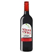 Вино Vive la Vie Cabernet Sauvignon красное сухое безалкогольное 0,75л