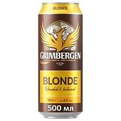 Пиво Grimbergen Blonde светлое 6,7% 0,5л