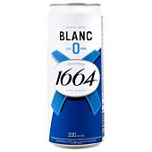 Пиво Kronenbourg 1664 Blanc безалкогольное 0,33л