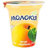 Йогурт Молокія Абрикос 2% 240г