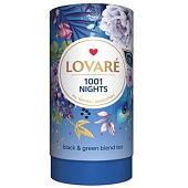Чай чорный и зеленый Lovare 1001 Ночь листовой с ягодами и фруктами 80г
